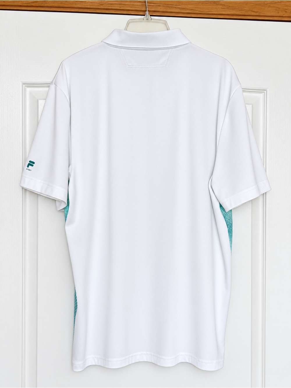 Nike White Dri-FIT Short Sleeve Polo. Size XL - Picture 2 of 4